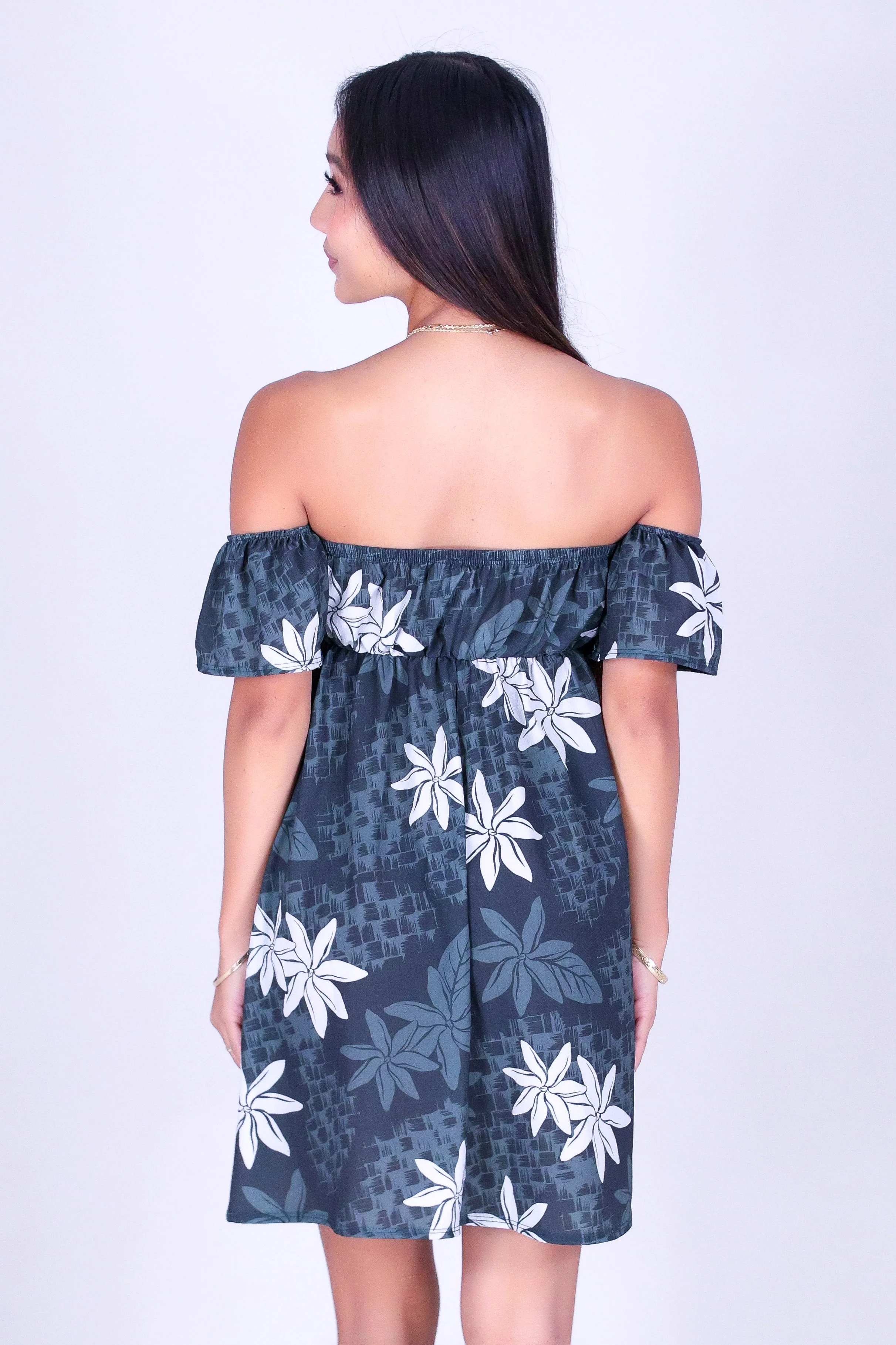 LAUHALA OFF-SHOULDER BABYDOLL DRESS - Image 4