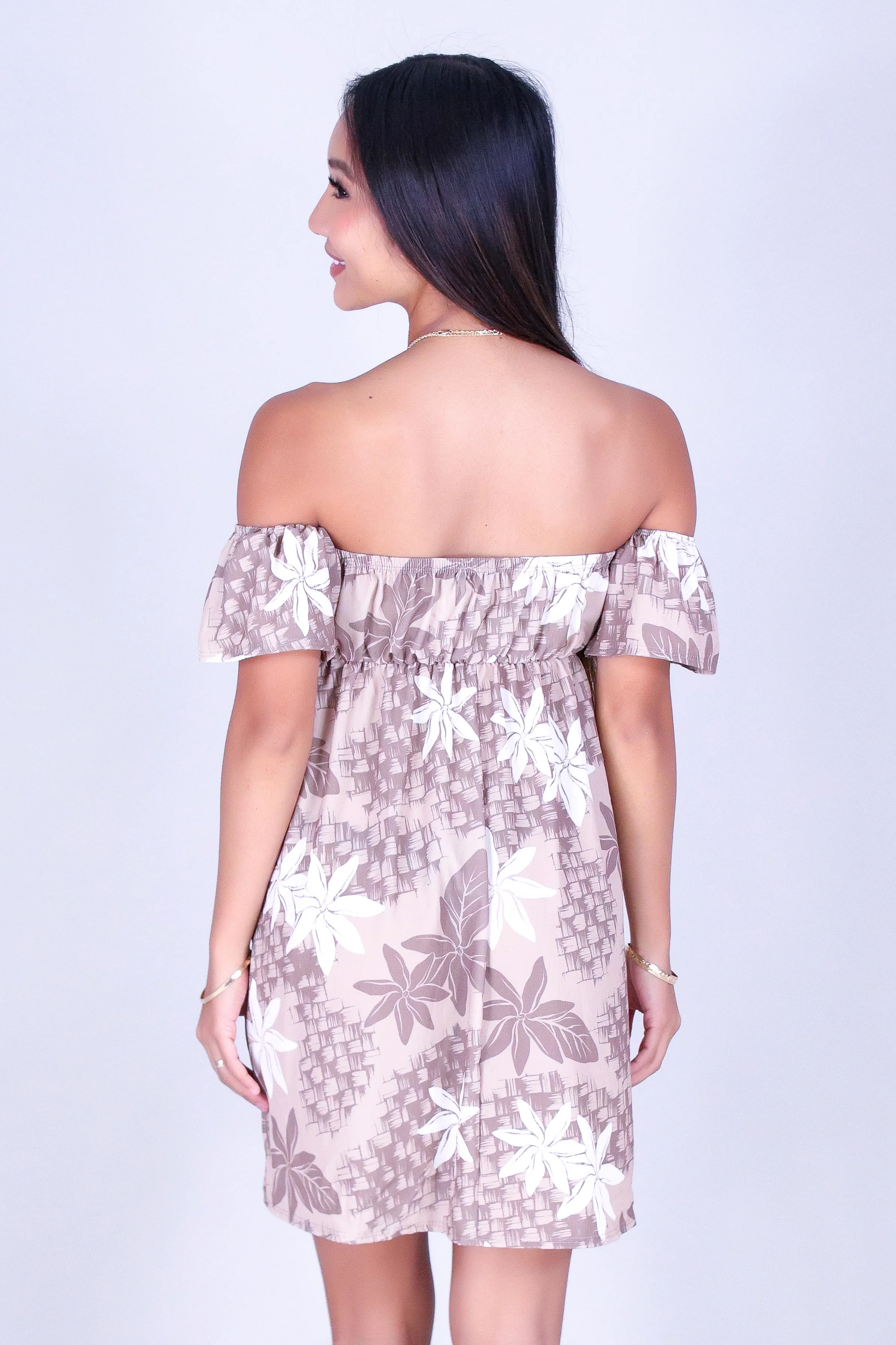 LAUHALA OFF-SHOULDER BABYDOLL DRESS - Image 4
