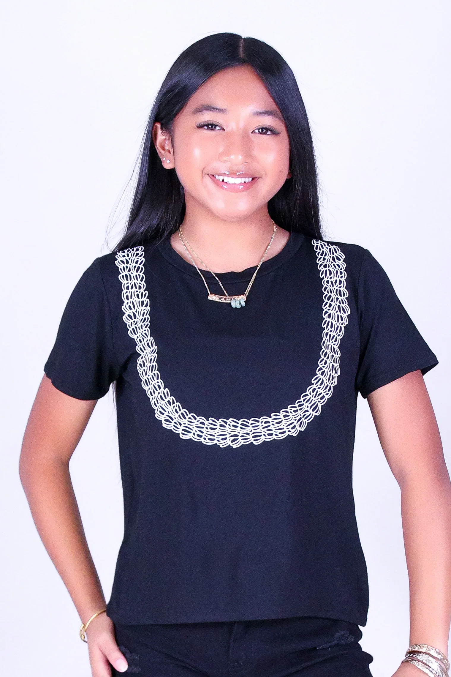 OUTLINE PIKAKE LEI TEE | KIDS SIZE 2-16 - Image 2