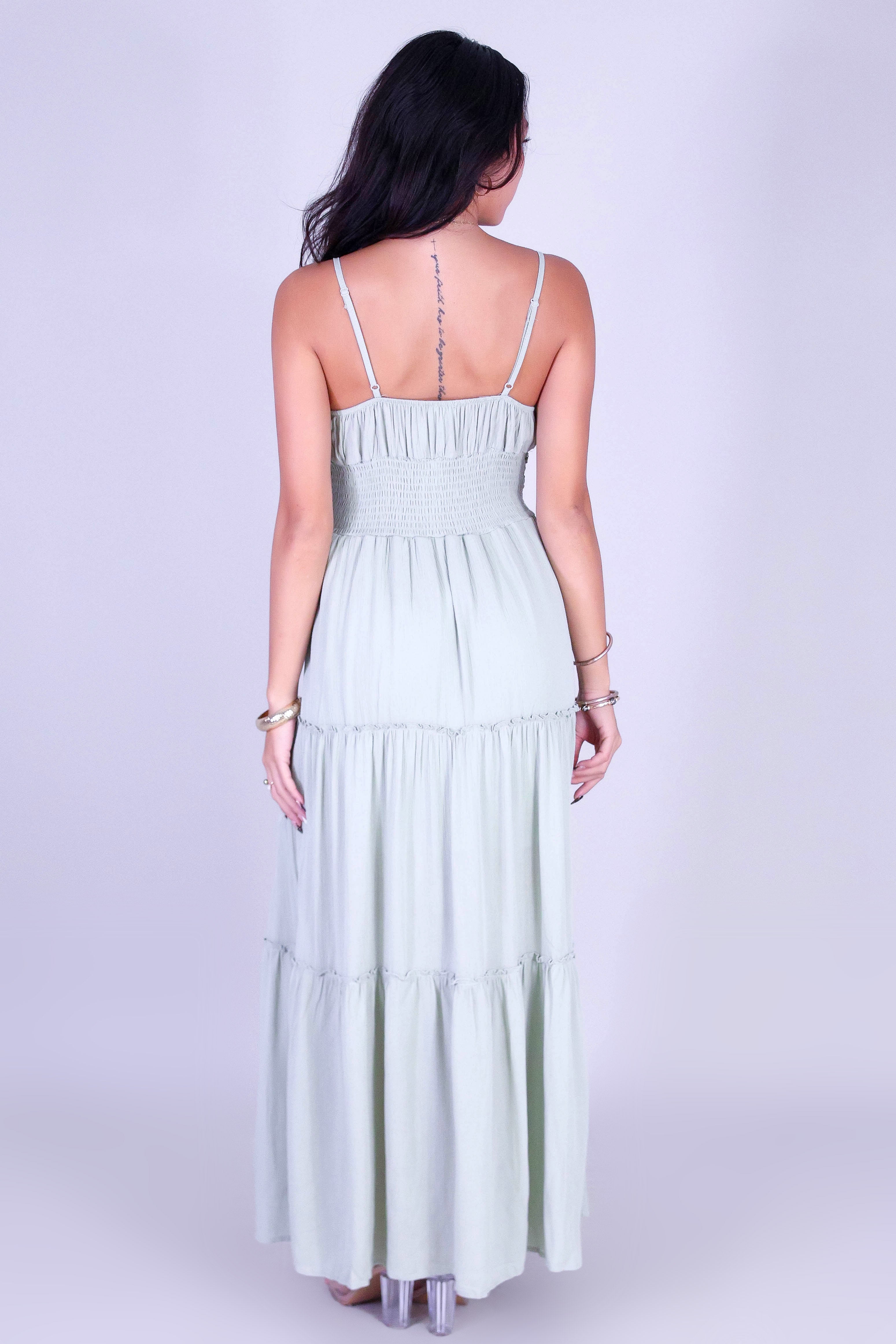 PETAL LACE MAXI DRESS - Image 3