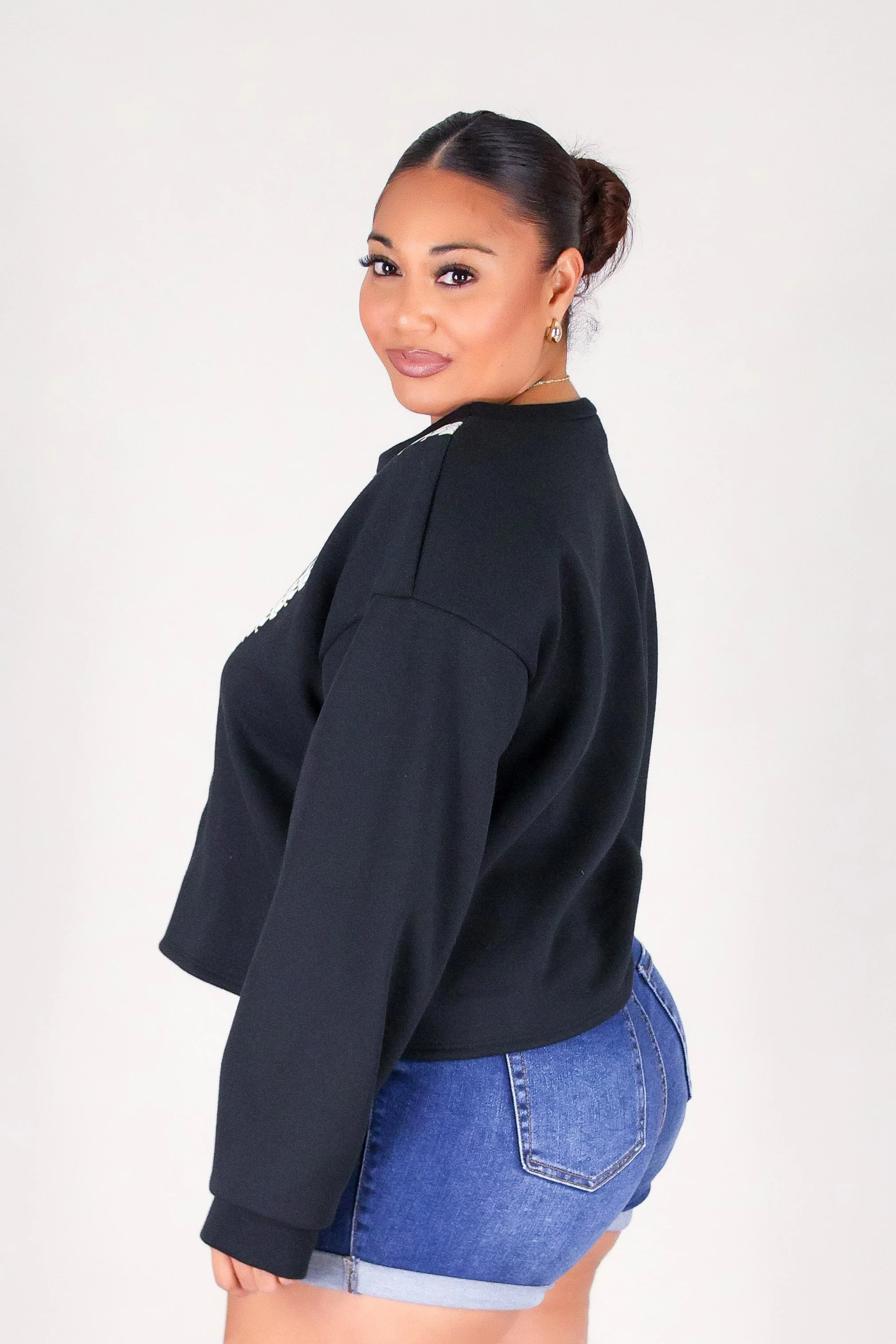 LAYERED PUAKENIKENI ALOHA SWEATER - Image 3