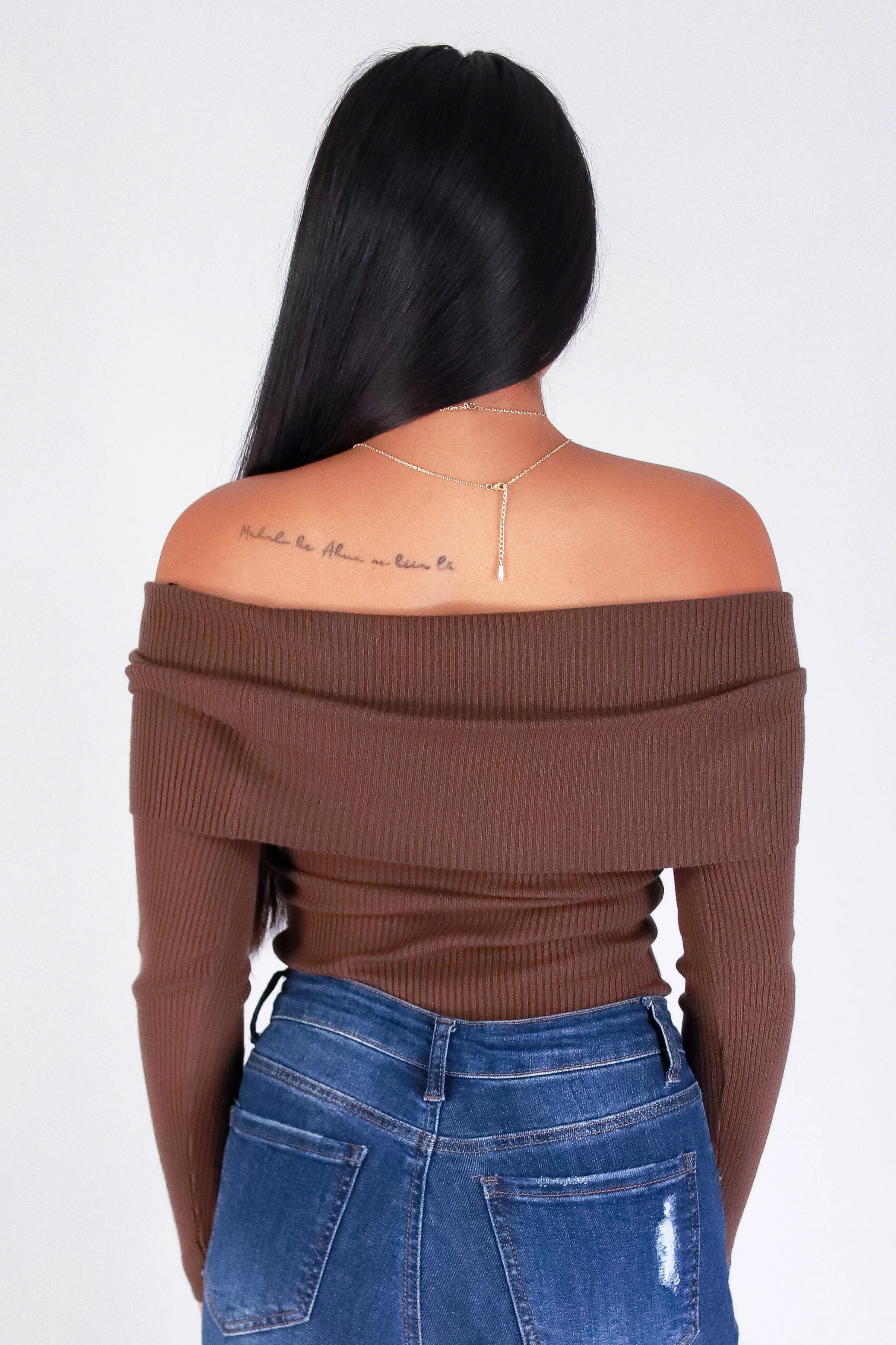 COZY BUT CUTE OFF SHOULDER TOP - Image 4