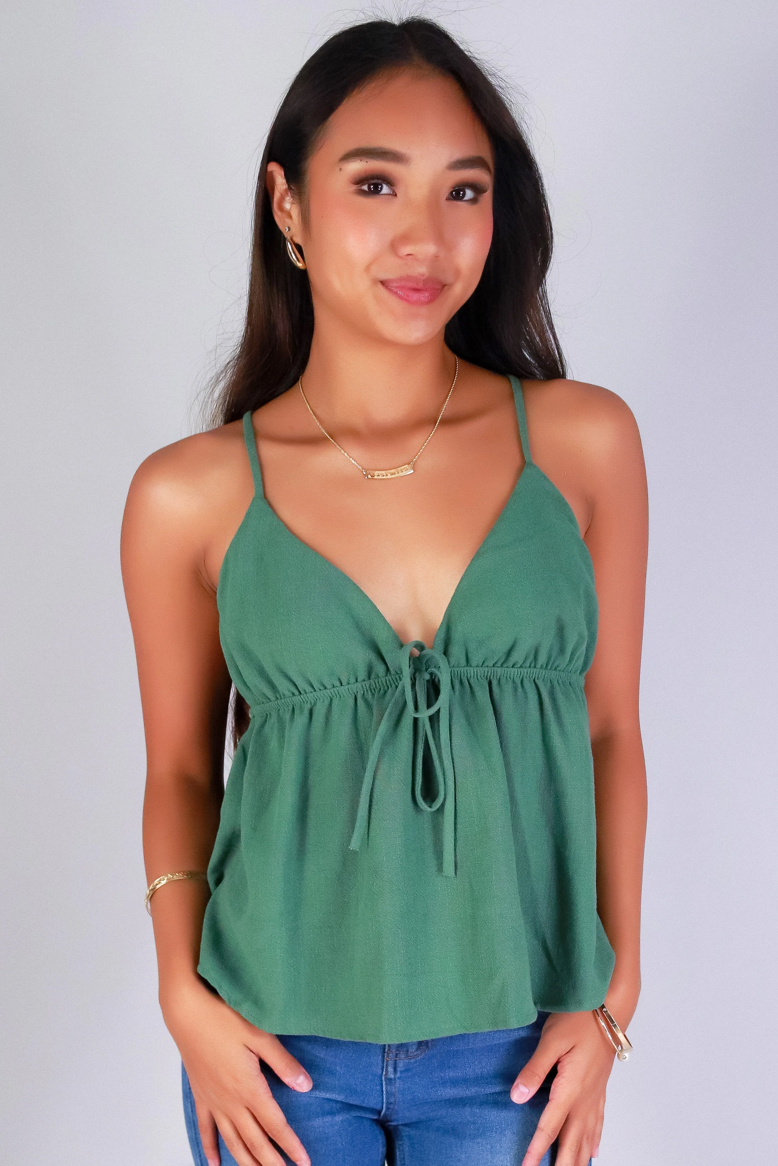 LOVELY FLUTTER BABYDOLL TOP