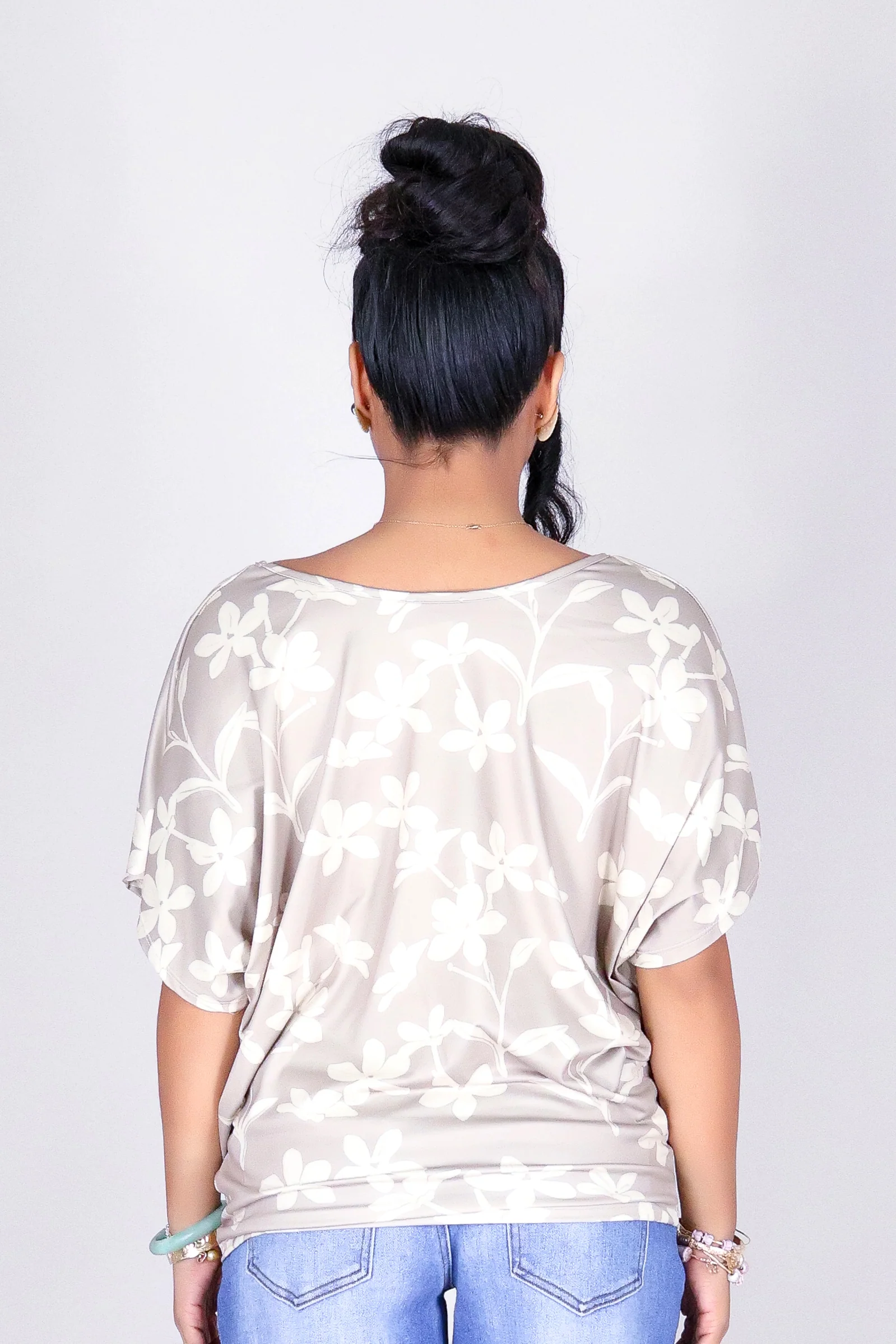 JASMINE GARDENIA DOLMAN TOP - Image 4