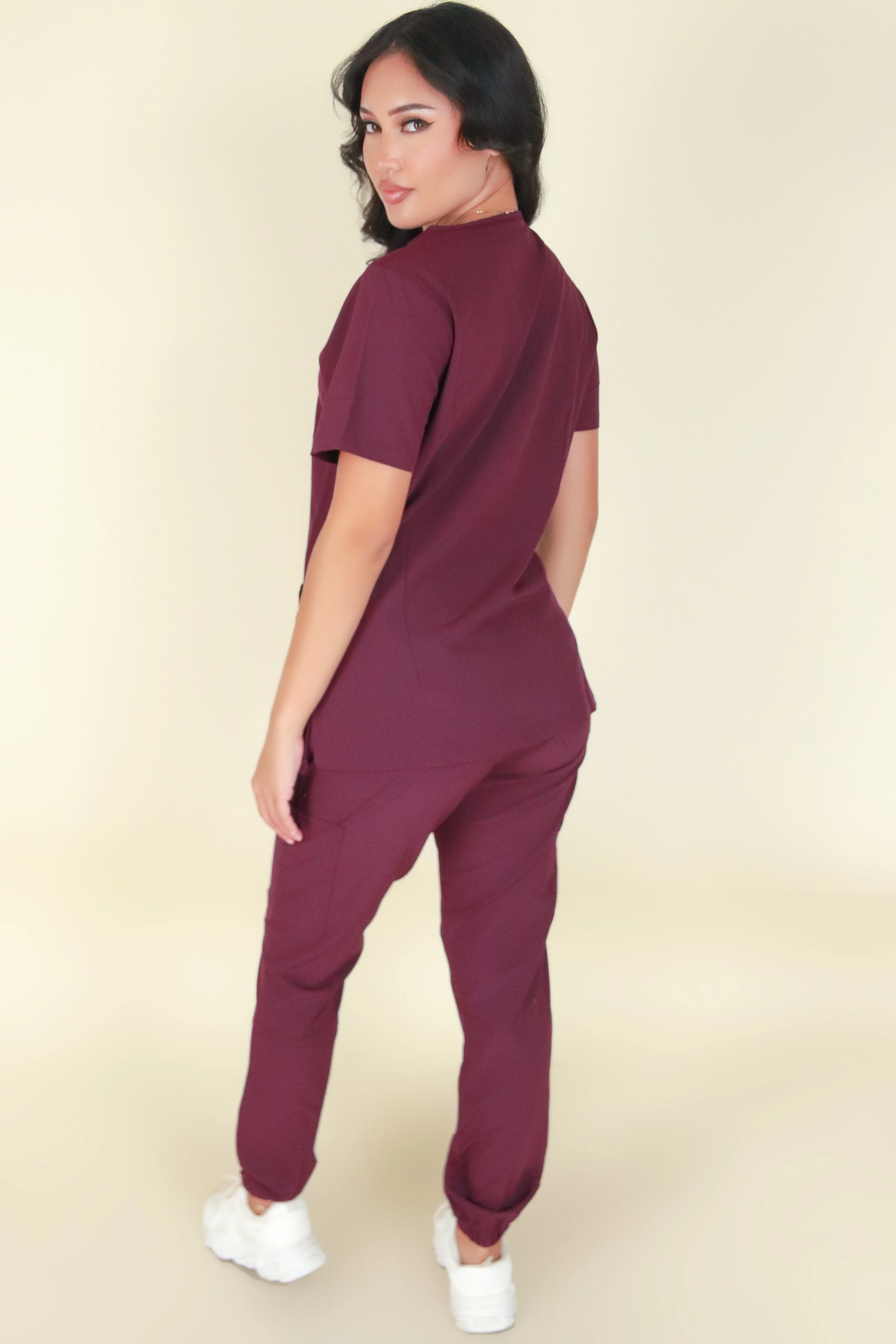 BACK AT IT SCRUB TOP - Image 2