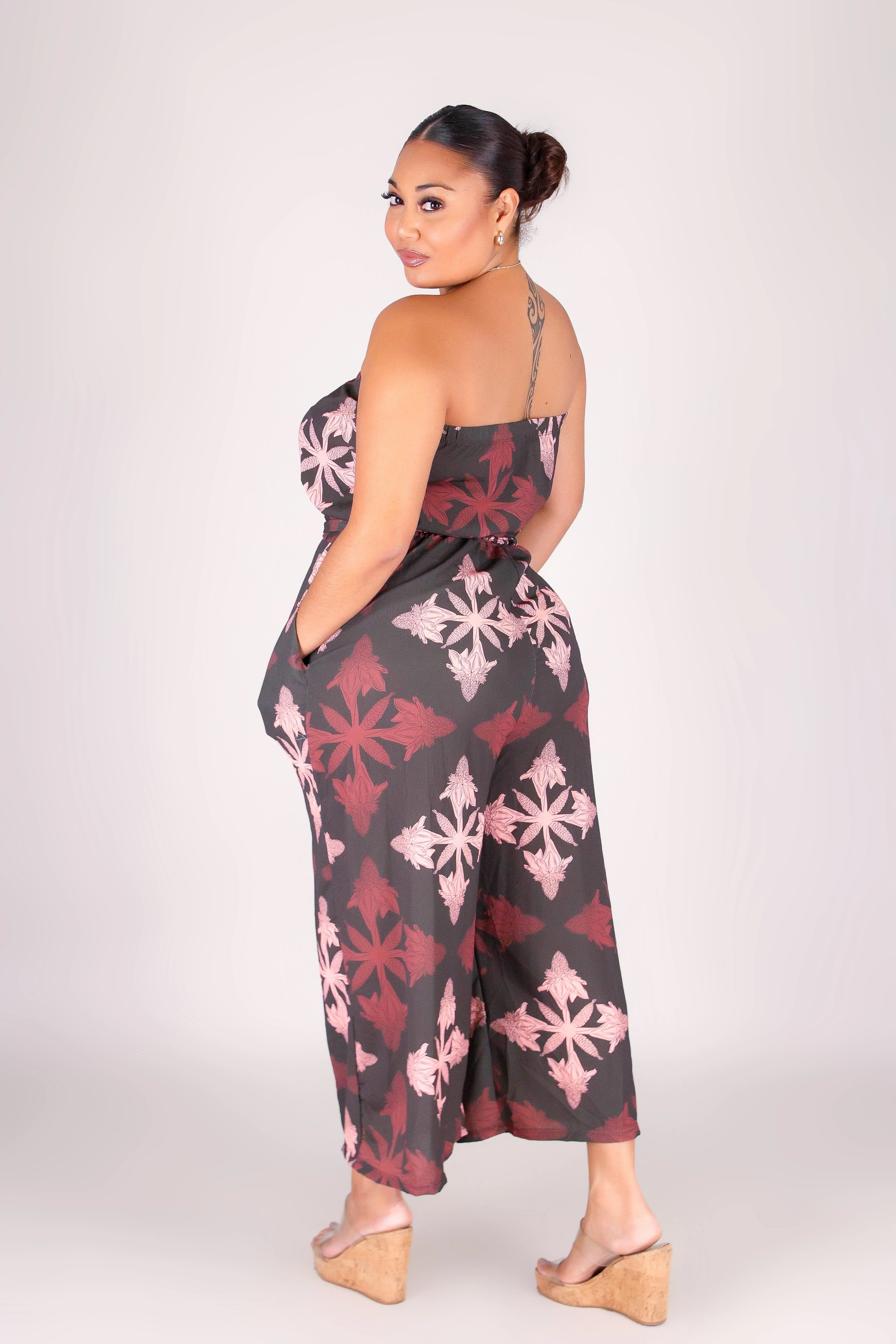TORCH GINGER QUILT TUBE JUMPSUIT - Image 4