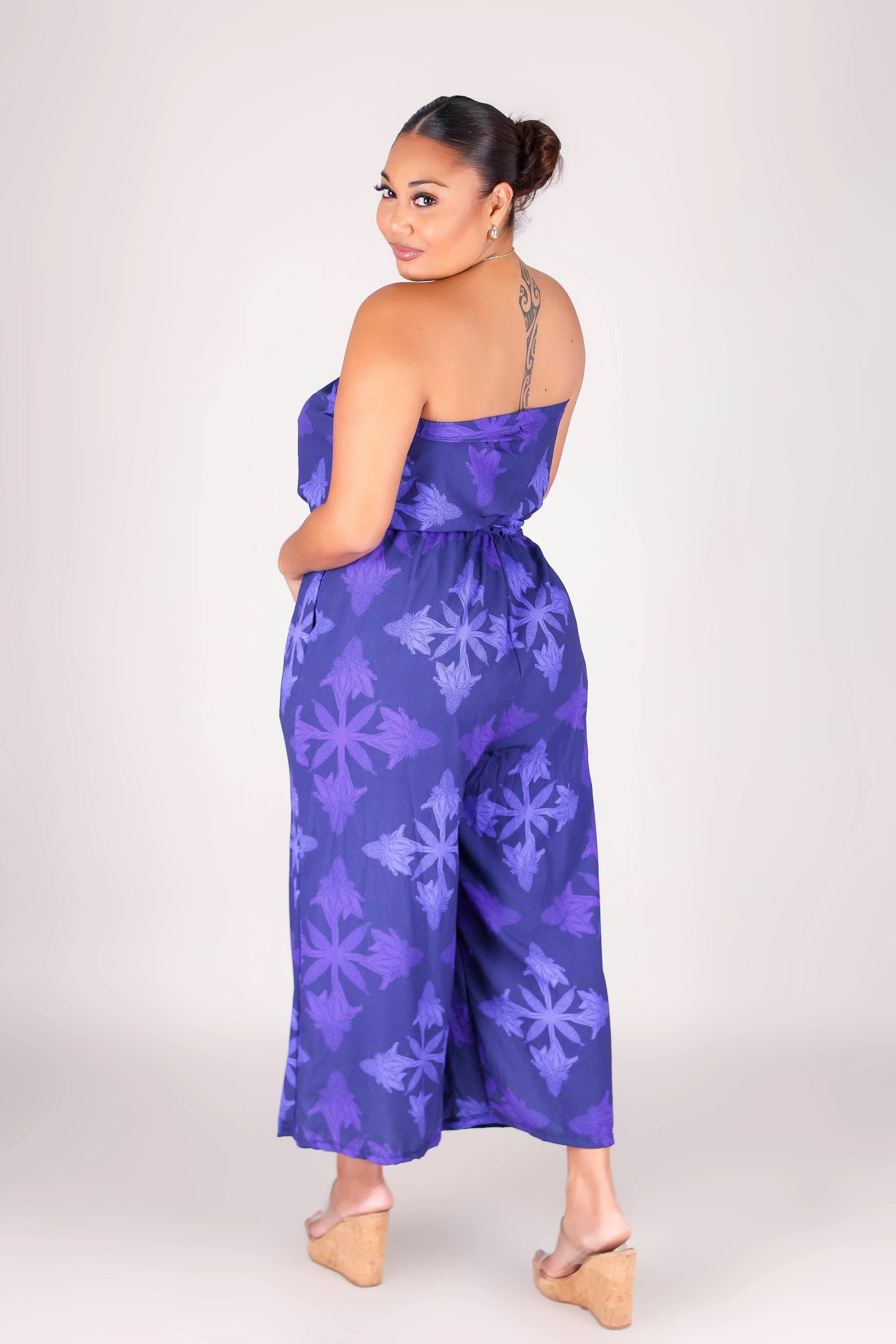 TORCH GINGER QUILT TUBE JUMPSUIT - Image 3