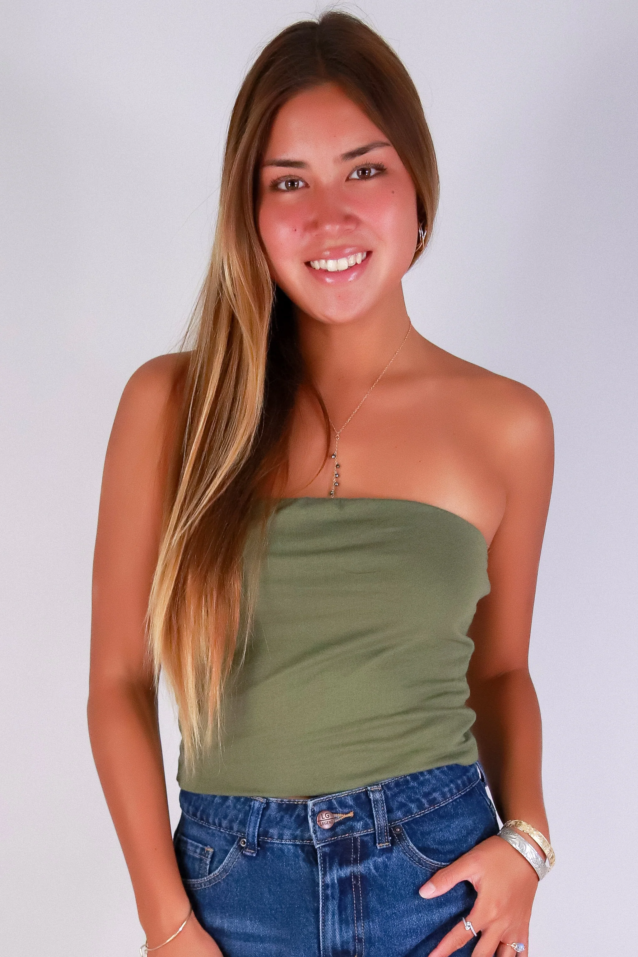 UNTIL FOREVER CROP TUBE TOP
